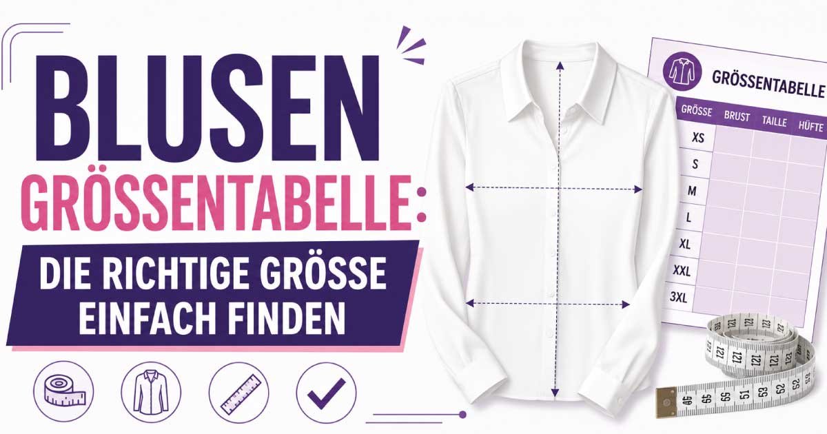 Blusen Größentabelle