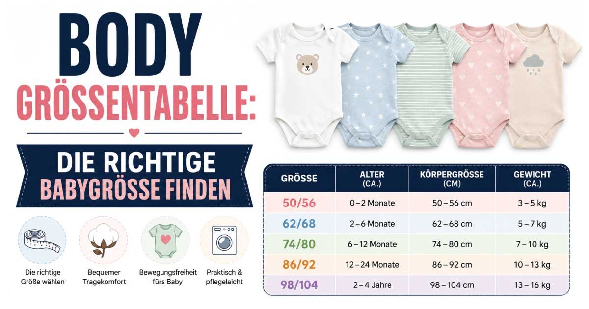 Body Größentabelle