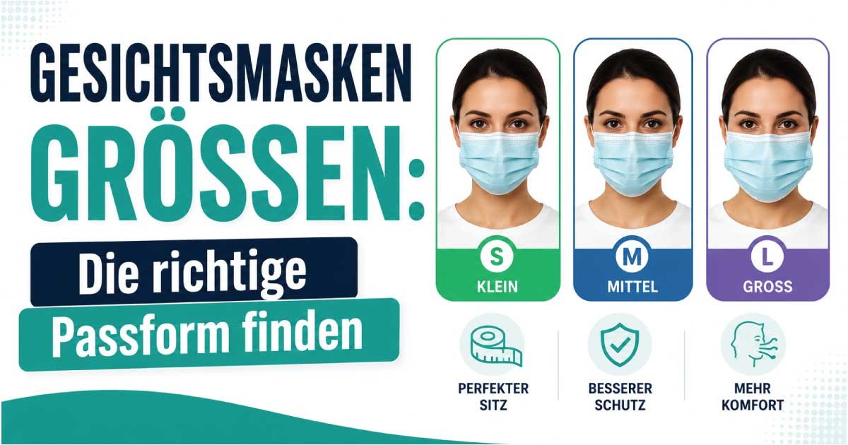 Gesichtsmasken Größen