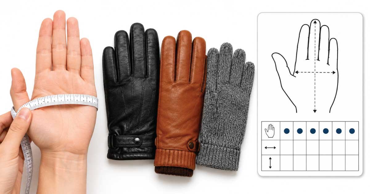 Handschuhgrößen Tabelle