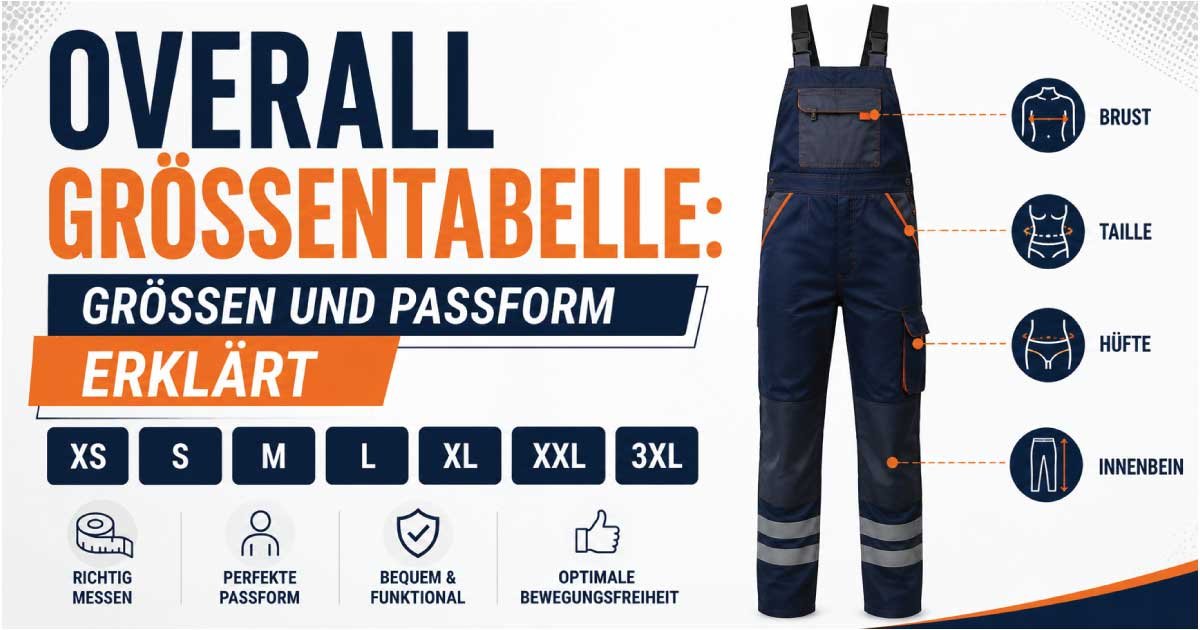 Overall Größentabelle