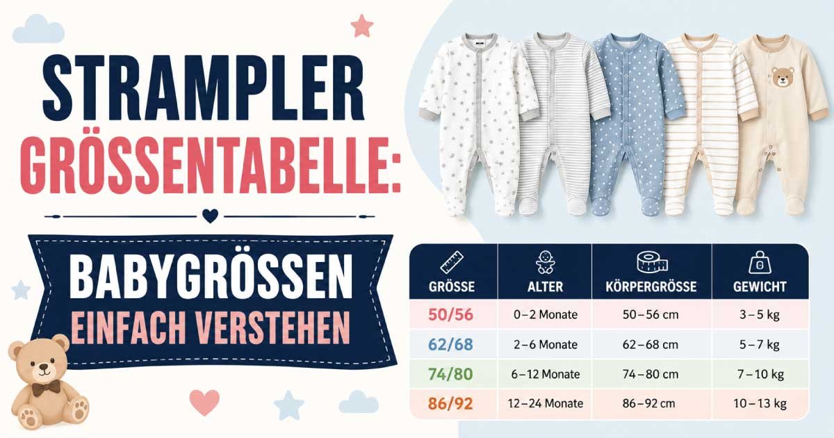 Strampler Größentabelle