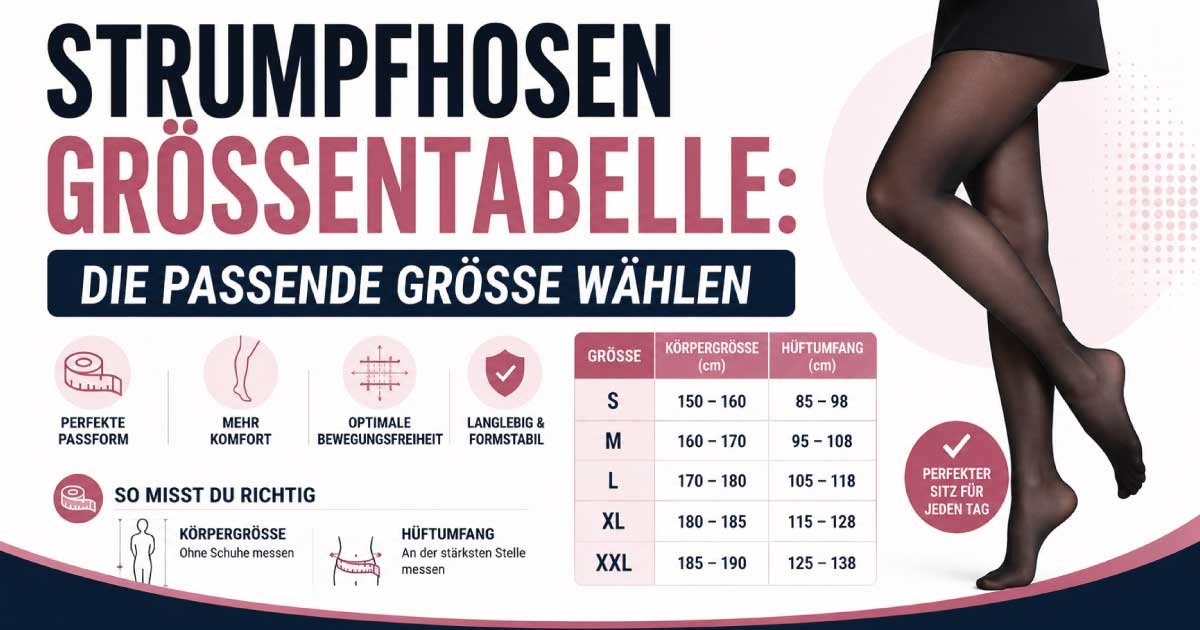 Strumpfhosen Größentabelle