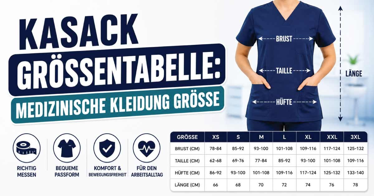 Kasack Größentabelle
