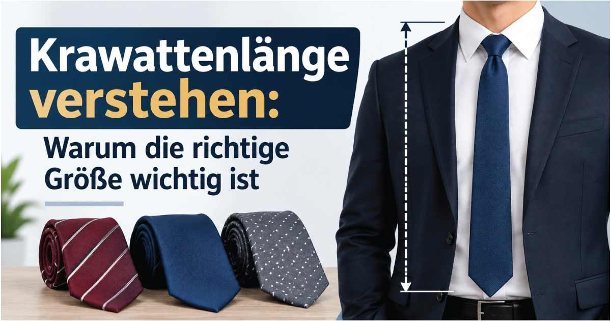 Krawattenlänge verstehen