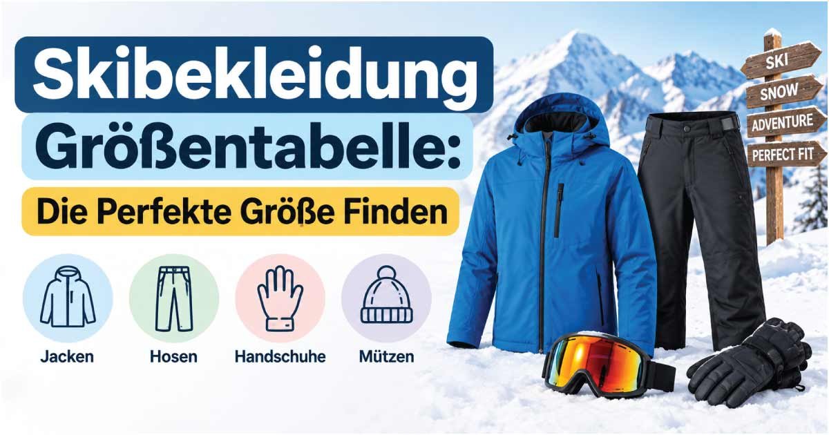 Skibekleidung Größentabelle
