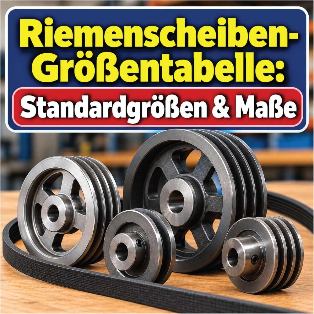 Riemenscheiben-Größentabelle